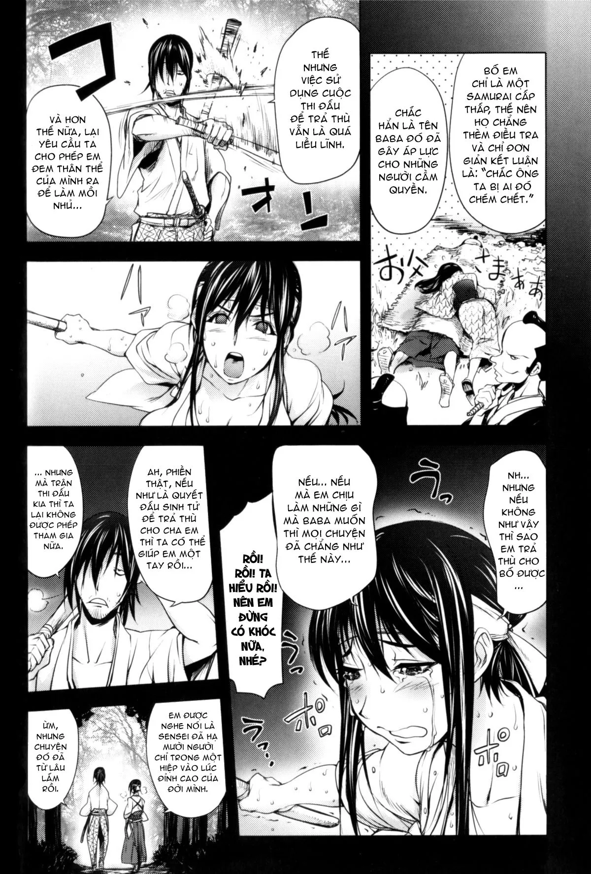 HentaiVN.net - Ảnh 7 - Bí Kỹ Kiếm Thuật: Cánh Đào Mãn Khai! [Secret Sword Techinque: Spilling Sakura] - Chap 1