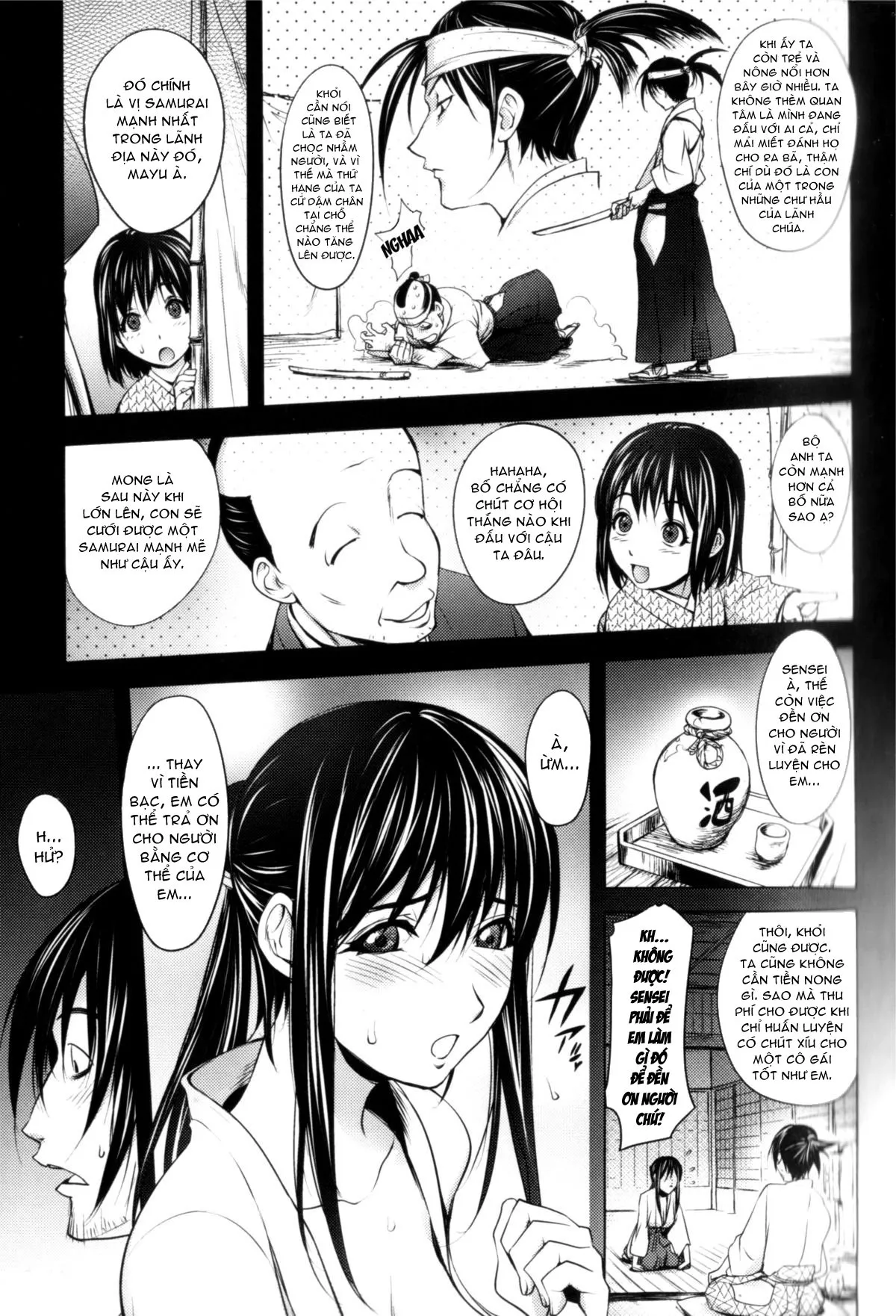 HentaiVN.net - Ảnh 8 - Bí Kỹ Kiếm Thuật: Cánh Đào Mãn Khai! [Secret Sword Techinque: Spilling Sakura] - Chap 1