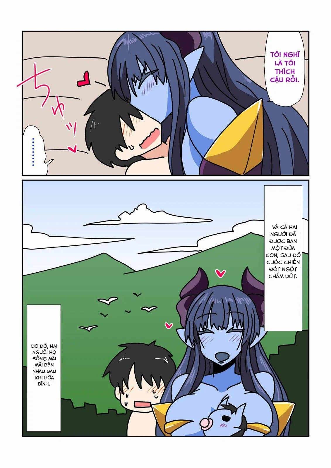 HentaiVN.net - Ảnh 12 - Game Over -The Blue-Skinned Demon General - Chap 1