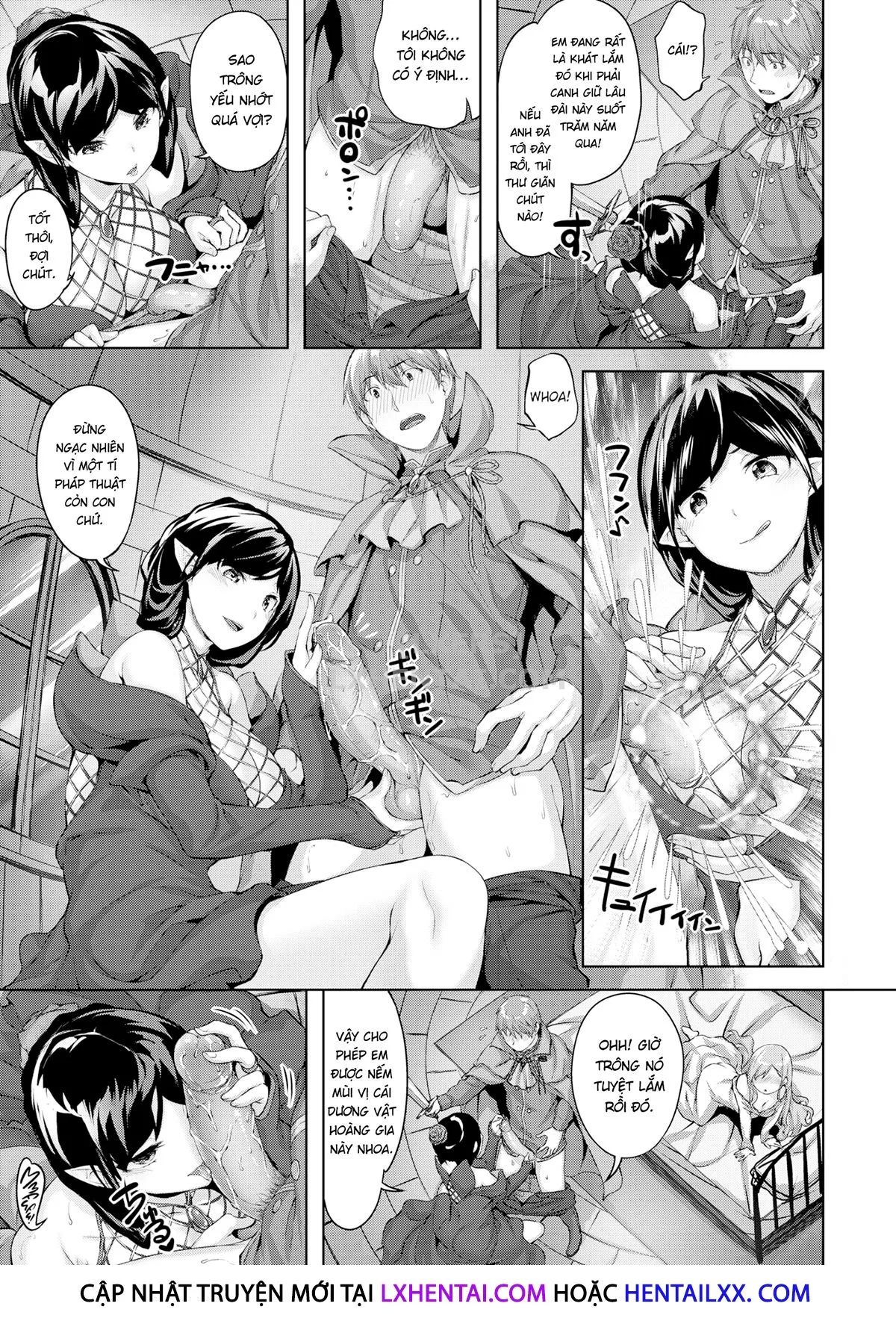 HentaiVN.net - Ảnh 4 - The Beauties of the Slumbering Woods [Weekly Kairakuten 2020-06] - Chap 1