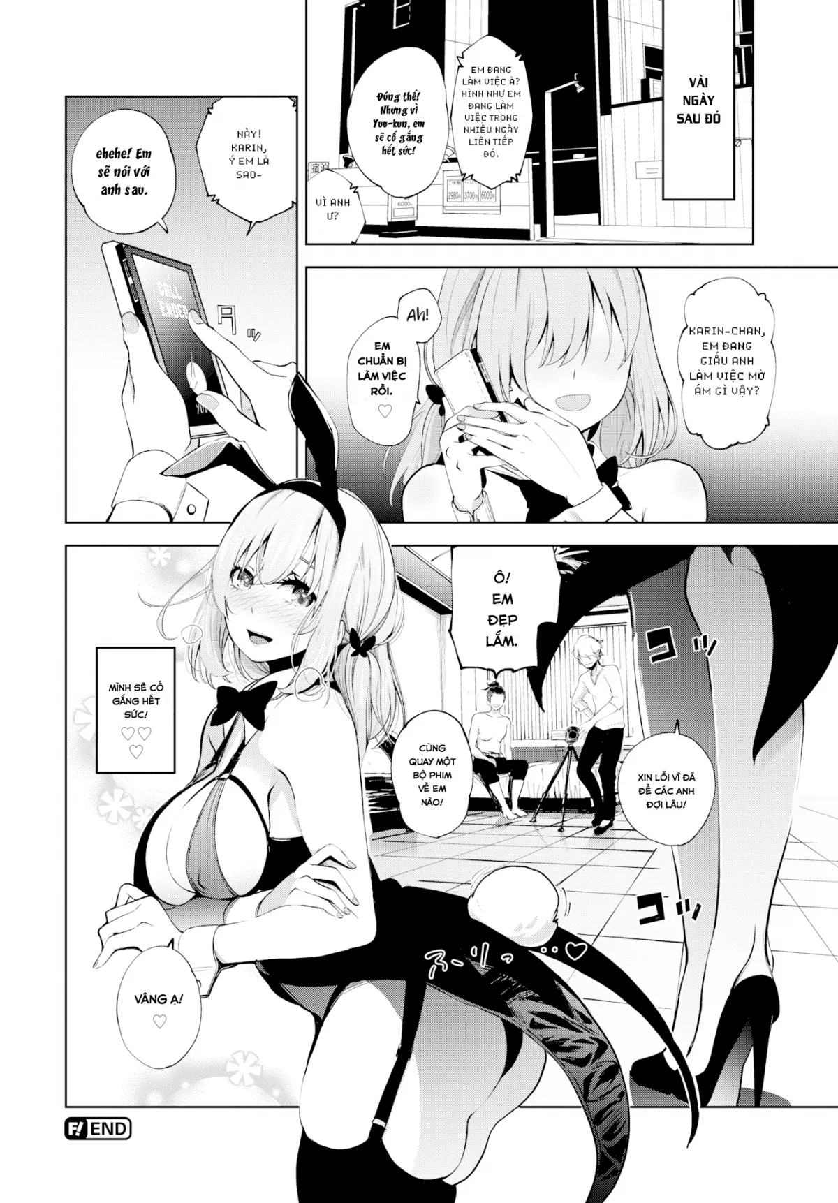 HentaiVN.net - Ảnh 20 - Karin-chan tries her best! [Karin-chan sẽ cố gắng hết sức vì anh!] - Chap 1