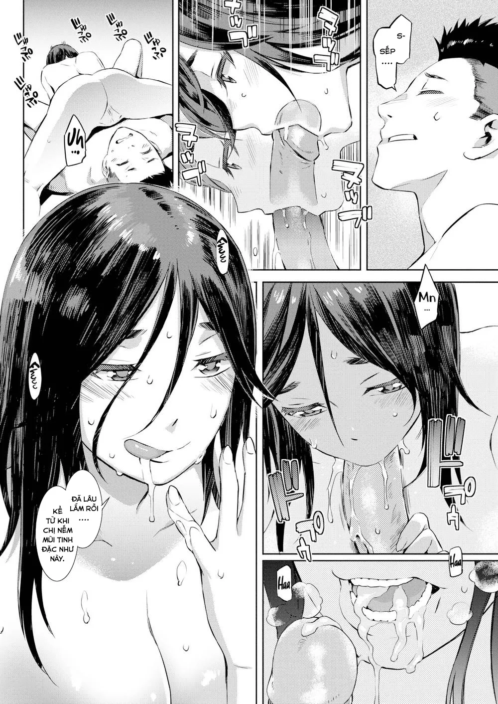 HentaiVN.net - Ảnh 17 - Sếp ơi, chị thơm lắm! [Working Overtime Together] - Chap 1