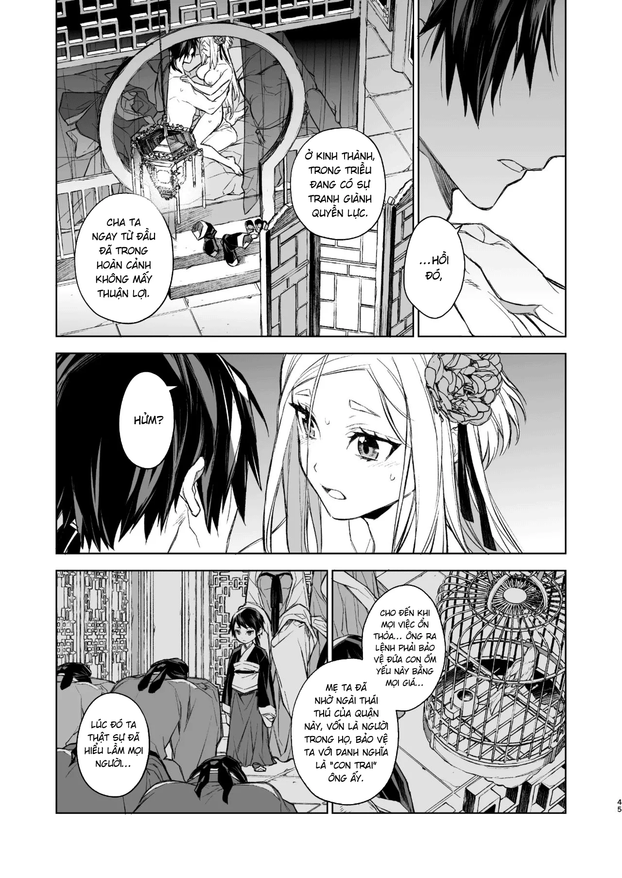 HentaiVN.net - Ảnh 45 - Yến Lam Khuê Trung Cố Thoại [Enran Keichuu Kowa, 燕嵐閨中顧話] - Chap 1