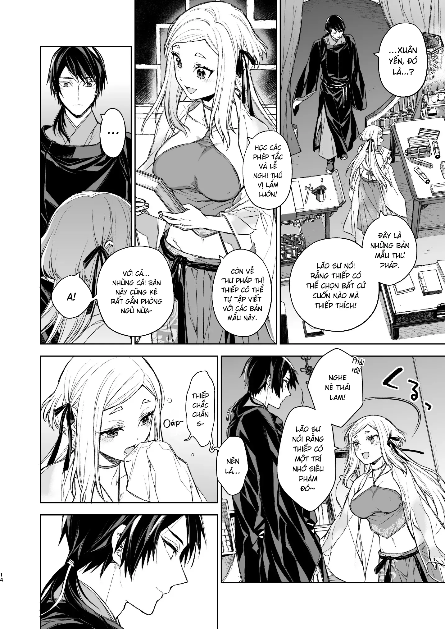 HentaiVN.net - Ảnh 15 - Yến Lam Khuê Trung Cố Thoại [Enran Keichuu Kowa, 燕嵐閨中顧話] - Chap 2