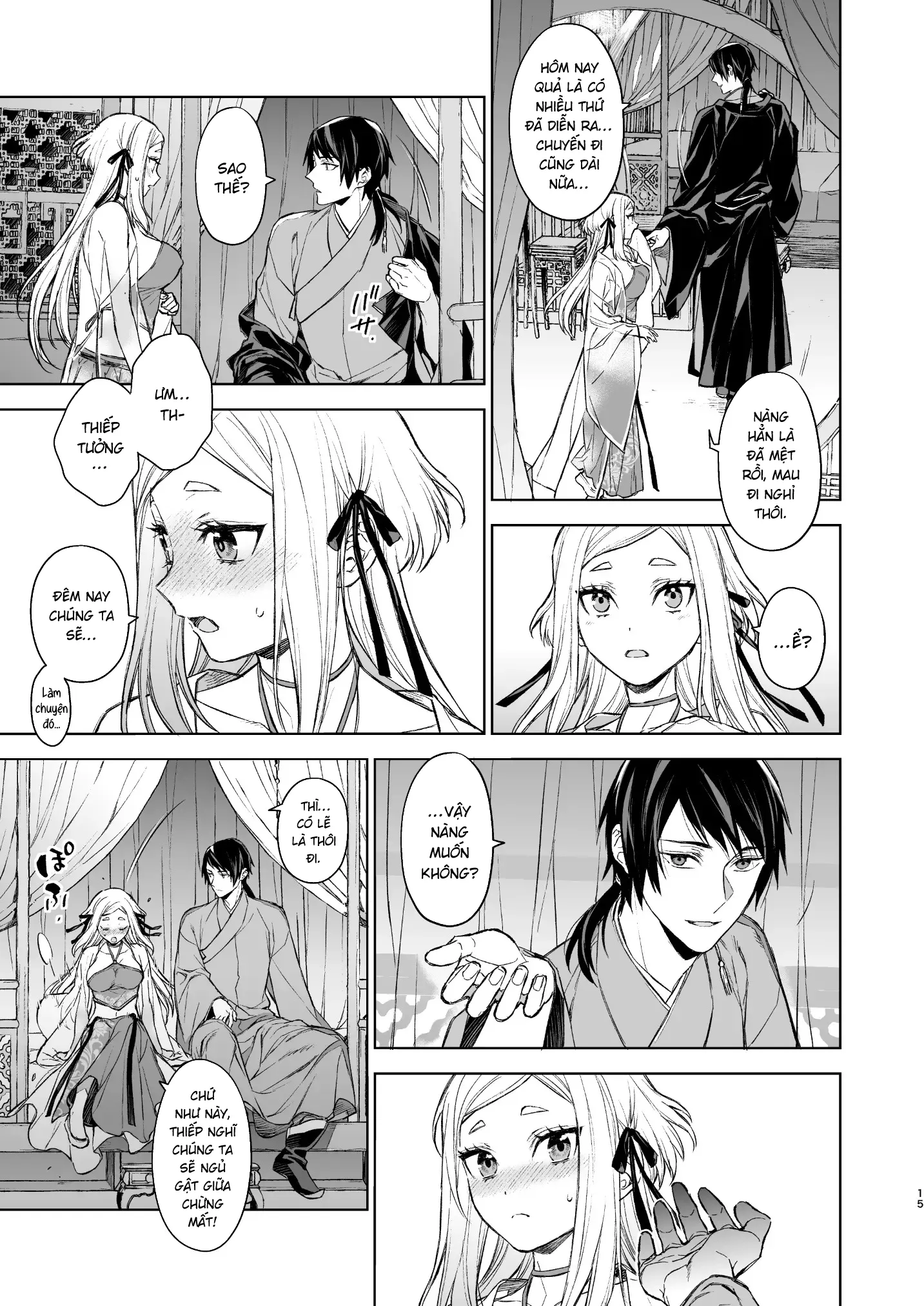 HentaiVN.net - Ảnh 16 - Yến Lam Khuê Trung Cố Thoại [Enran Keichuu Kowa, 燕嵐閨中顧話] - Chap 2