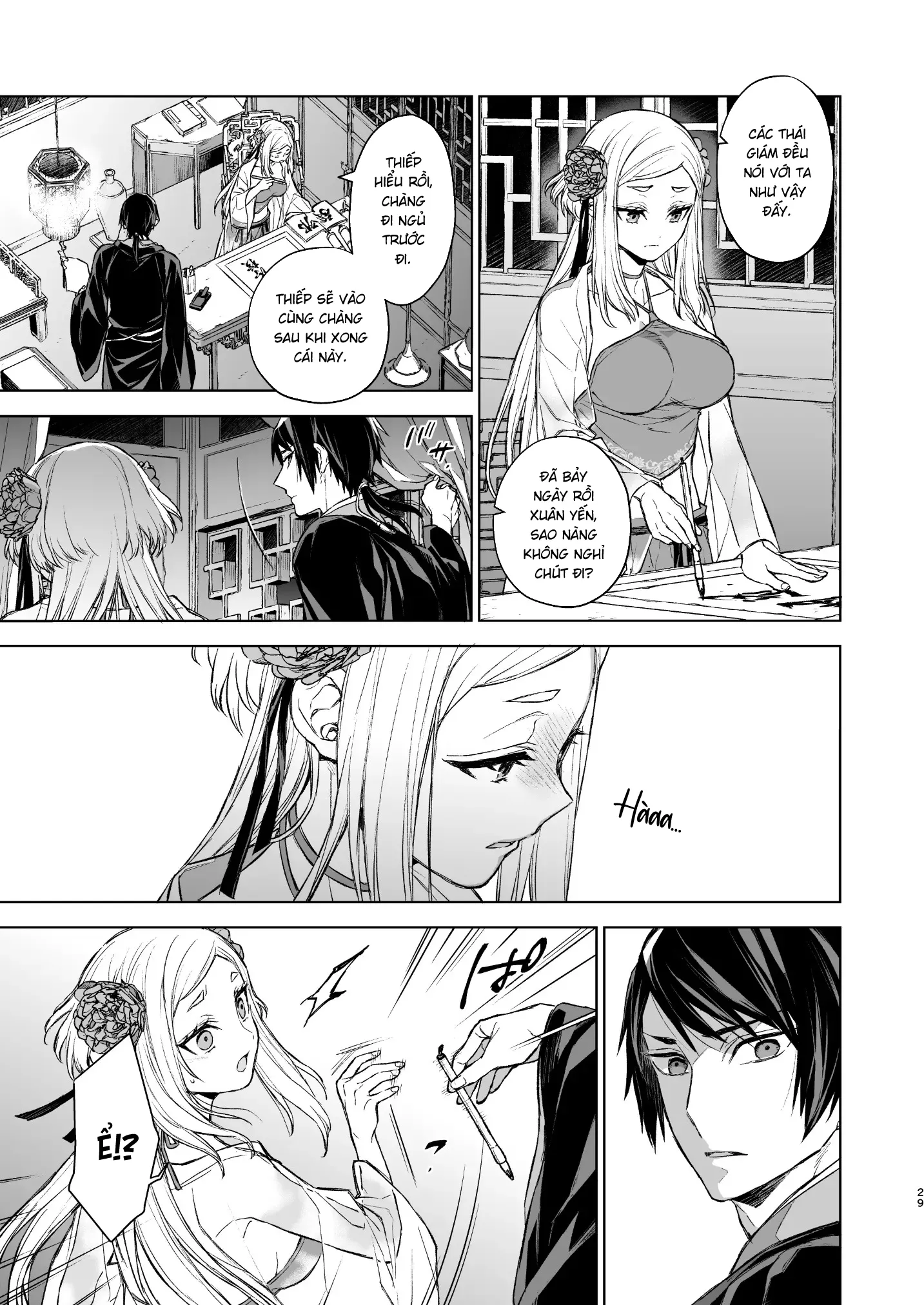 HentaiVN.net - Ảnh 30 - Yến Lam Khuê Trung Cố Thoại [Enran Keichuu Kowa, 燕嵐閨中顧話] - Chap 2