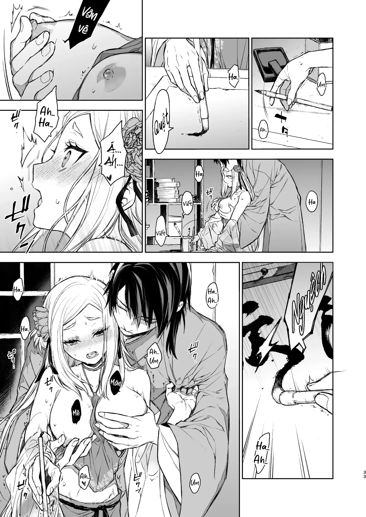 HentaiVN.net - Ảnh 34 - Yến Lam Khuê Trung Cố Thoại [Enran Keichuu Kowa, 燕嵐閨中顧話] - Chap 2