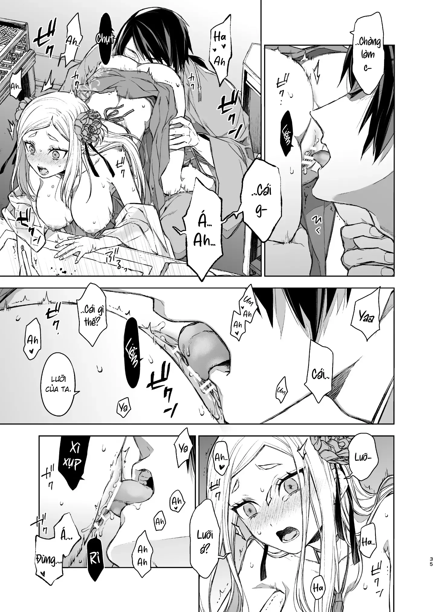 HentaiVN.net - Ảnh 36 - Yến Lam Khuê Trung Cố Thoại [Enran Keichuu Kowa, 燕嵐閨中顧話] - Chap 2