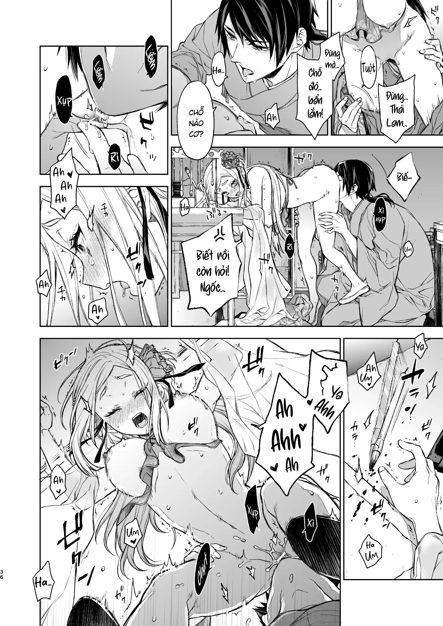 HentaiVN.net - Ảnh 37 - Yến Lam Khuê Trung Cố Thoại [Enran Keichuu Kowa, 燕嵐閨中顧話] - Chap 2