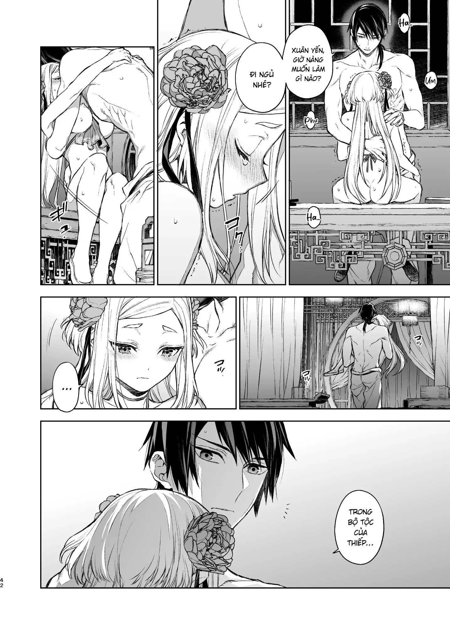 HentaiVN.net - Ảnh 43 - Yến Lam Khuê Trung Cố Thoại [Enran Keichuu Kowa, 燕嵐閨中顧話] - Chap 2