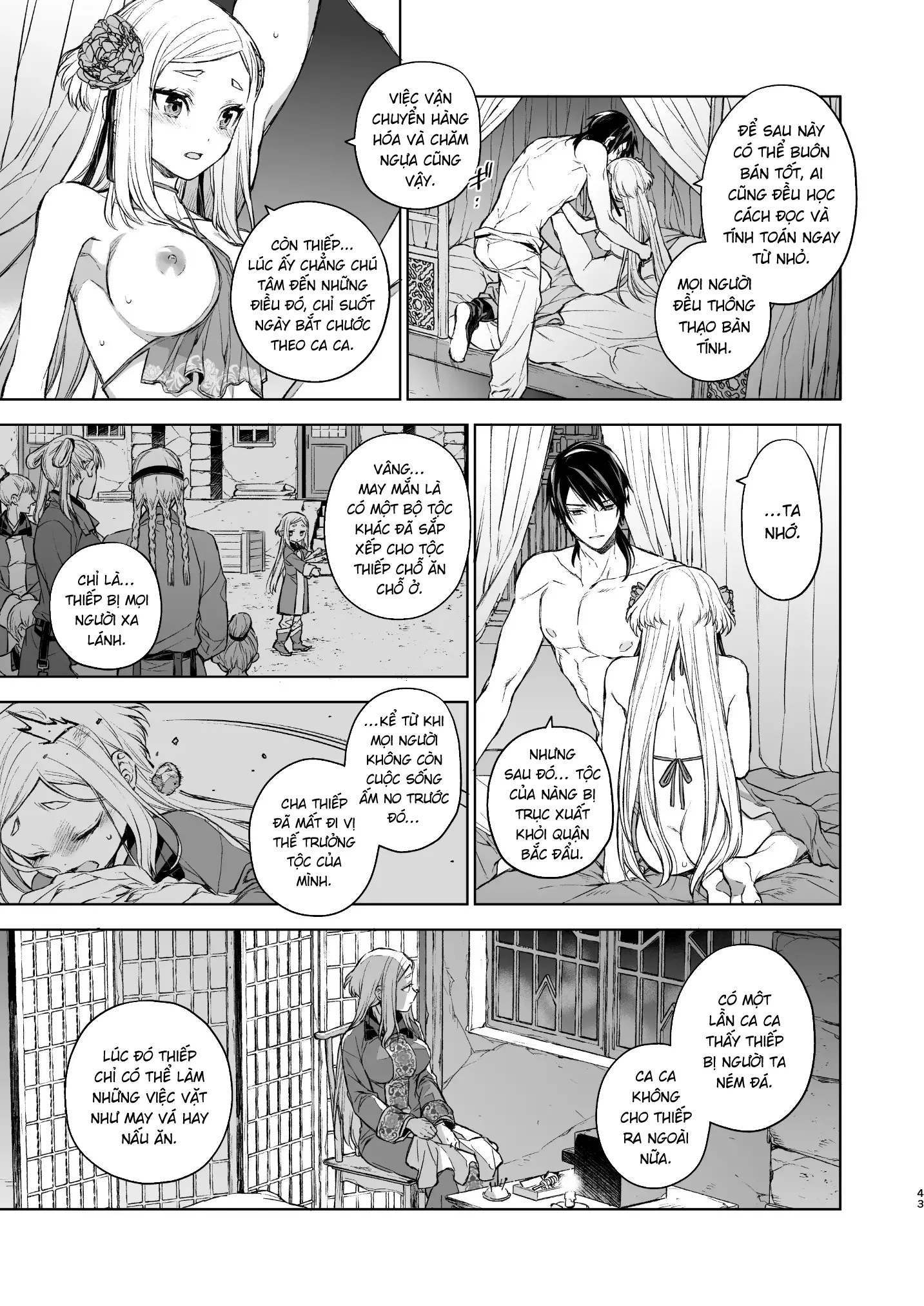 HentaiVN.net - Ảnh 44 - Yến Lam Khuê Trung Cố Thoại [Enran Keichuu Kowa, 燕嵐閨中顧話] - Chap 2