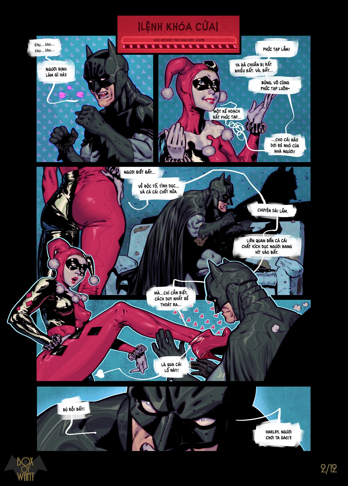 HentaiVN.net - Ảnh 3 - Cạm bẫy chết người của Harley Quinn [Bat+Quinn: Planned Backfire] - Chap 1