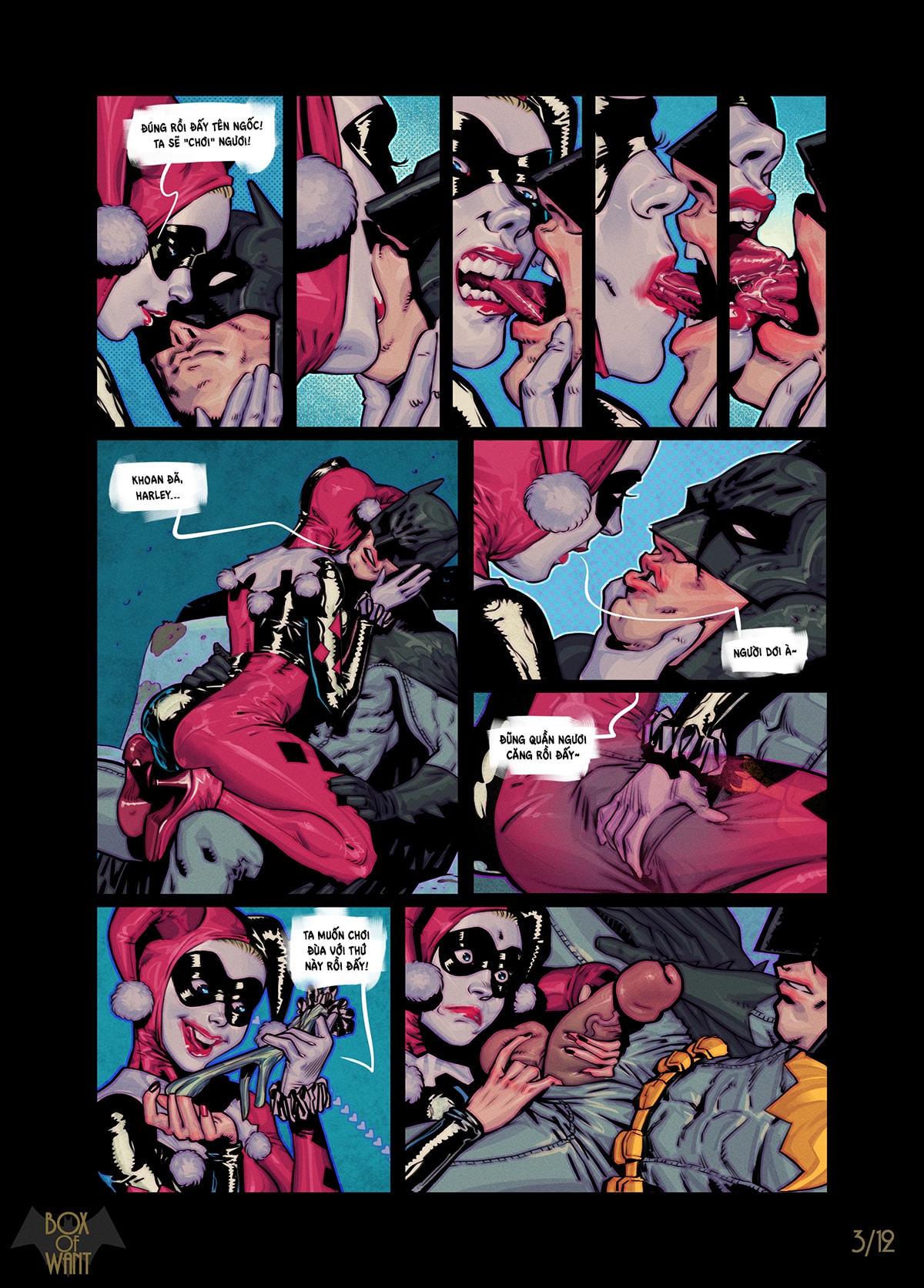 HentaiVN.net - Ảnh 4 - Cạm bẫy chết người của Harley Quinn [Bat+Quinn: Planned Backfire] - Chap 1