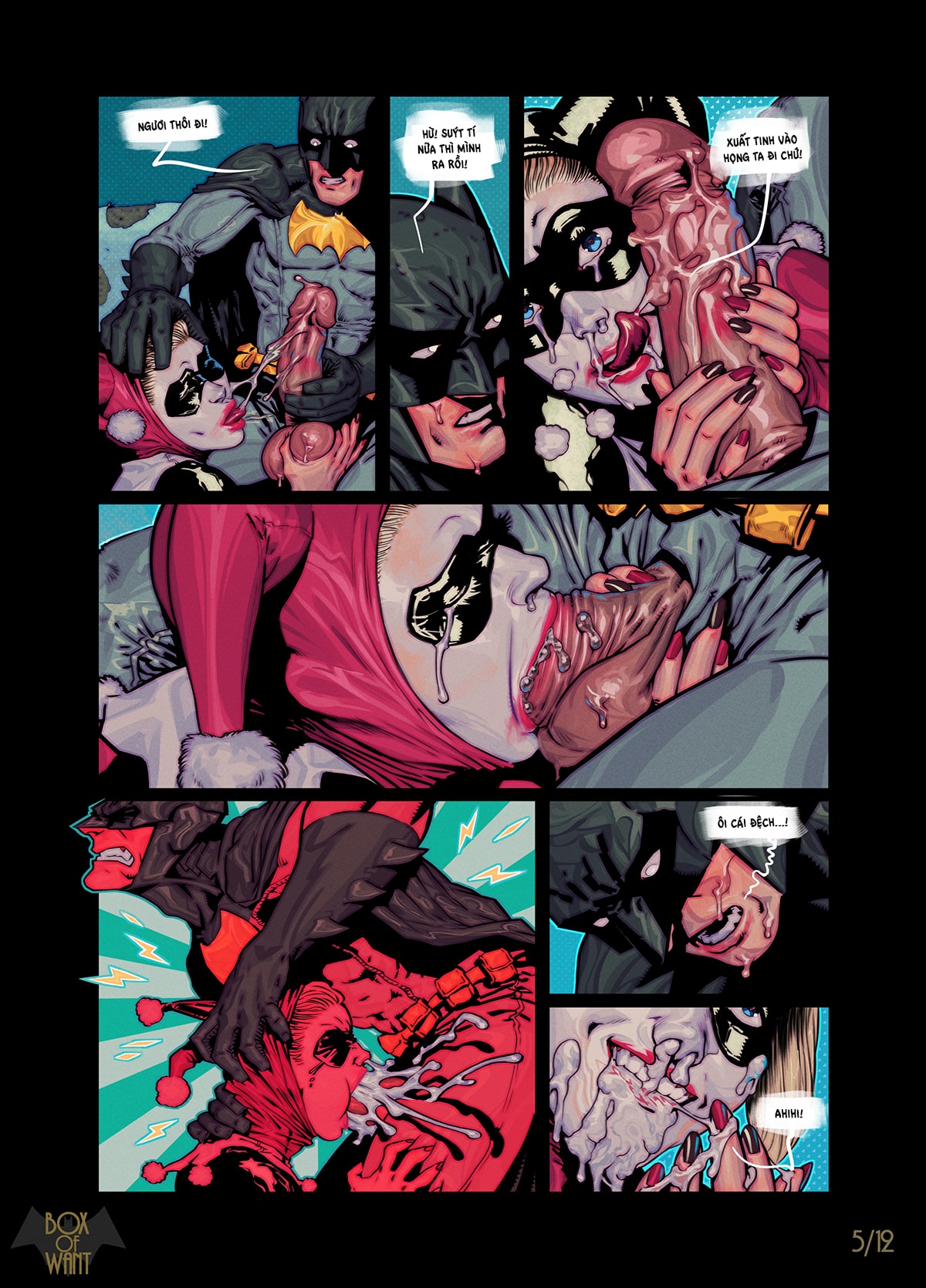 HentaiVN.net - Ảnh 6 - Cạm bẫy chết người của Harley Quinn [Bat+Quinn: Planned Backfire] - Chap 1