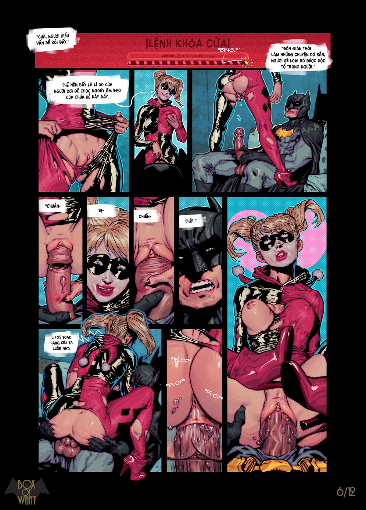 HentaiVN.net - Ảnh 7 - Cạm bẫy chết người của Harley Quinn [Bat+Quinn: Planned Backfire] - Chap 1