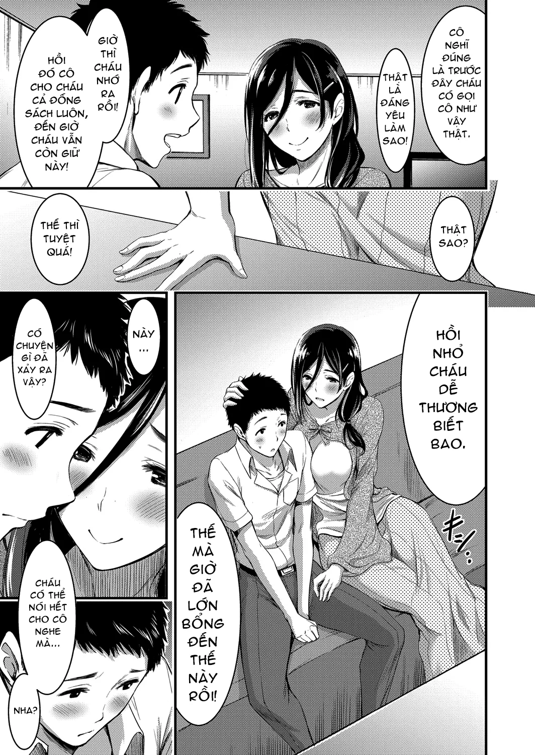 HentaiVN.net - Ảnh 8 - Nhà Tư Vấn Tâm Lý Thèm Thuồng Trai Tân [Doutei Tsumamigui Counselor ~Yuujin no Musuko ni Kindan Fudeoroshi~; The Counselor Who Eats Virgins for Breakfast ~Deflowering Her Friend's Son~] - Chap 1