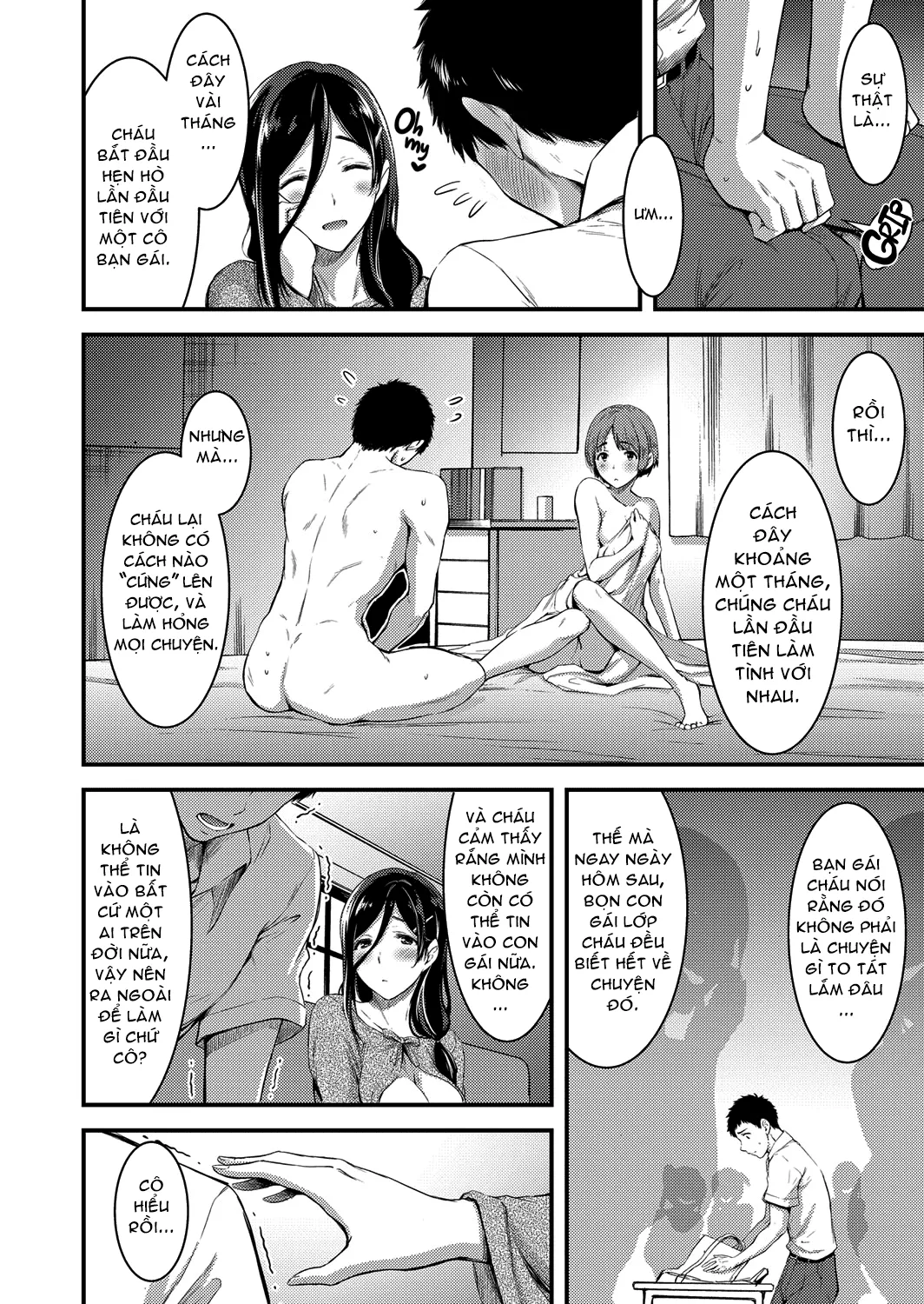 HentaiVN.net - Ảnh 9 - Nhà Tư Vấn Tâm Lý Thèm Thuồng Trai Tân [Doutei Tsumamigui Counselor ~Yuujin no Musuko ni Kindan Fudeoroshi~; The Counselor Who Eats Virgins for Breakfast ~Deflowering Her Friend's Son~] - Chap 1