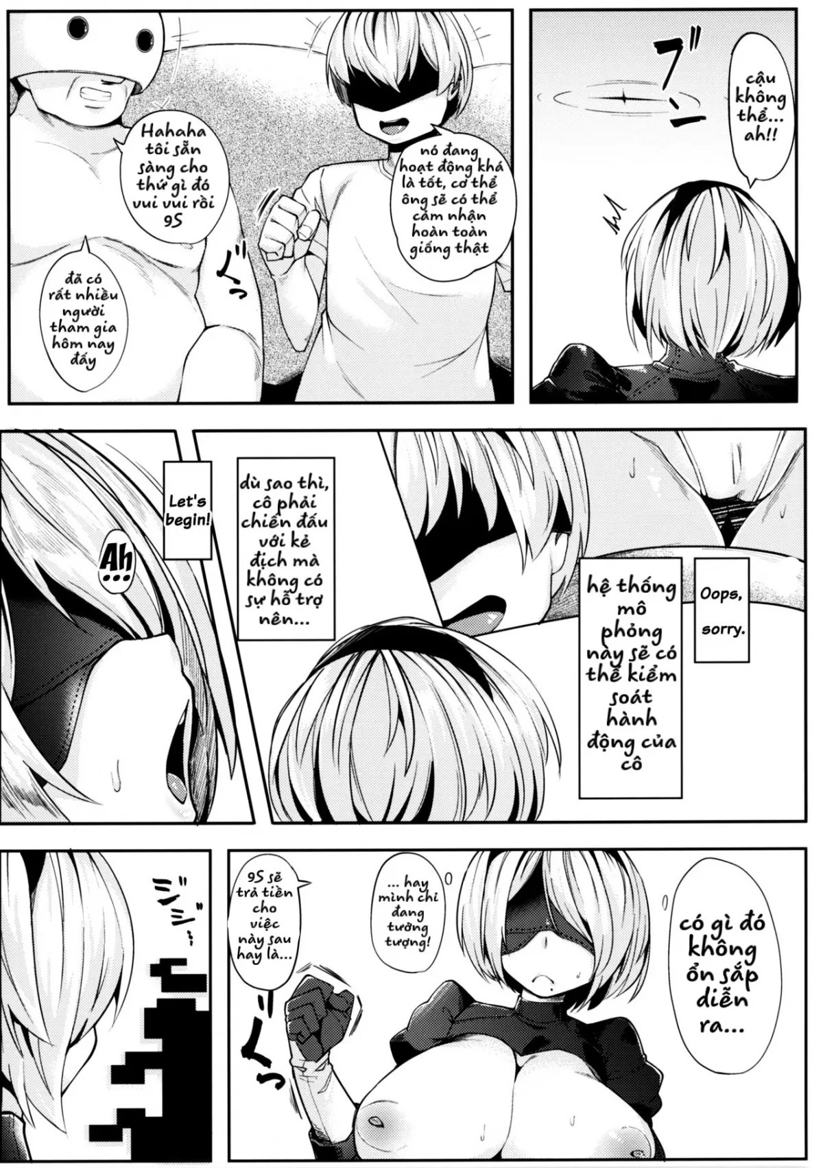 HentaiVN.net - Ảnh 4 - 2B to be Saimin Benki [Nier: Automata] - Chap 1