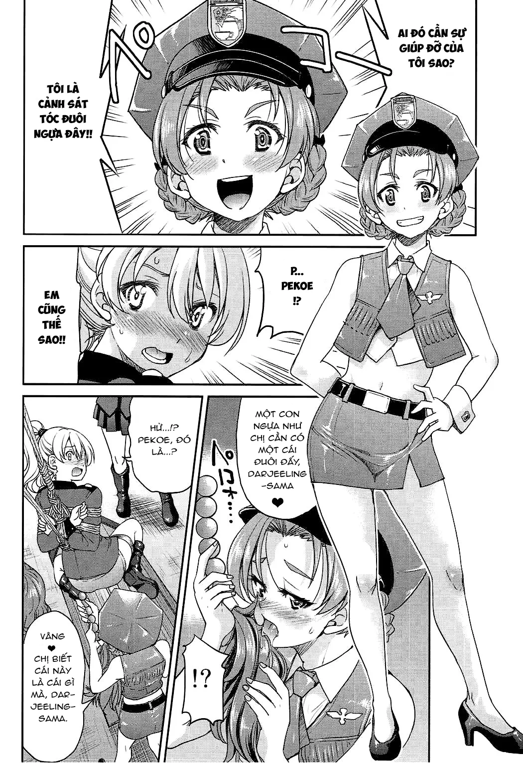 HentaiVN.net - Ảnh 13 - Darjeeling-sama no Ponytail (Girls und Panzer) [ダージリンさまのポニーテール] - Chap 1