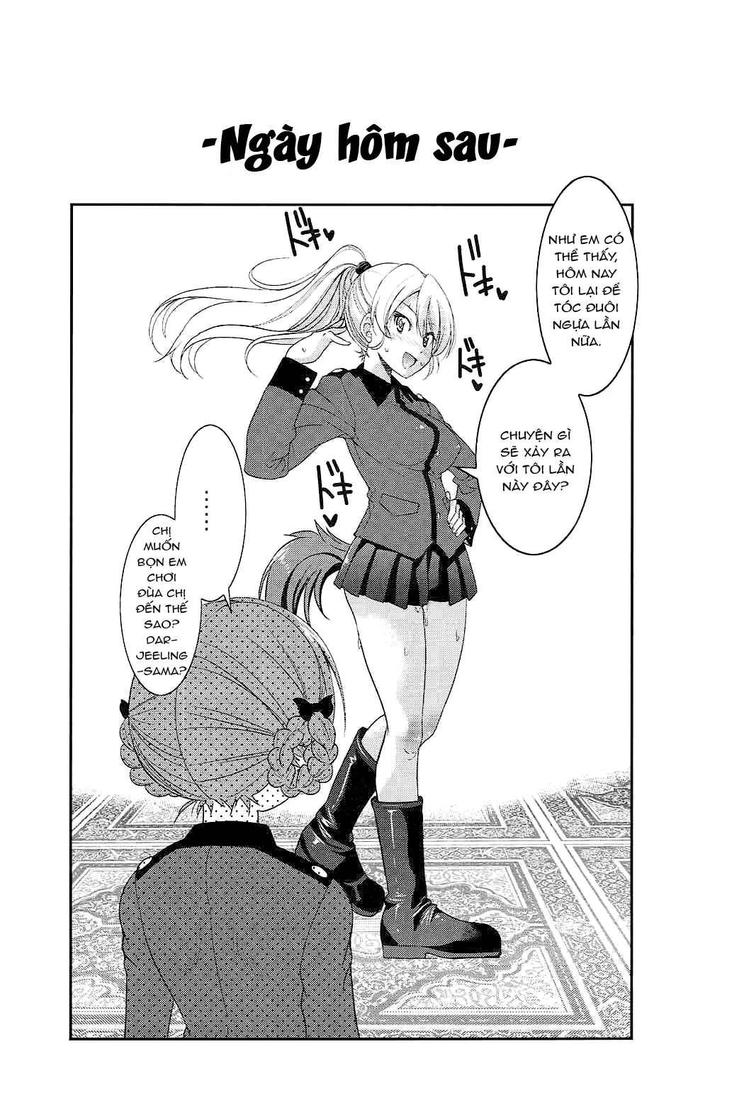 HentaiVN.net - Ảnh 17 - Darjeeling-sama no Ponytail (Girls und Panzer) [ダージリンさまのポニーテール] - Chap 1