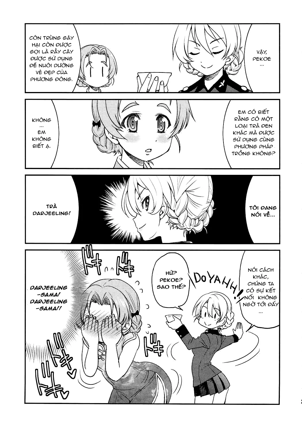 HentaiVN.net - Ảnh 19 - Darjeeling-sama no Ponytail (Girls und Panzer) [ダージリンさまのポニーテール] - Chap 1