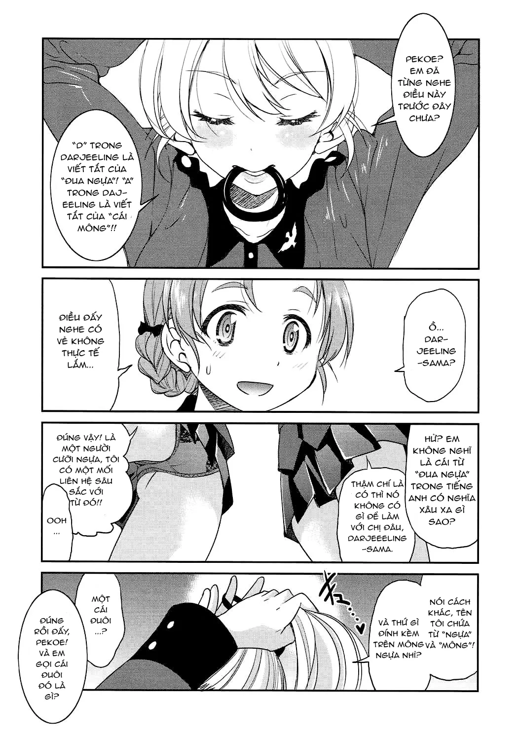 HentaiVN.net - Ảnh 4 - Darjeeling-sama no Ponytail (Girls und Panzer) [ダージリンさまのポニーテール] - Chap 1