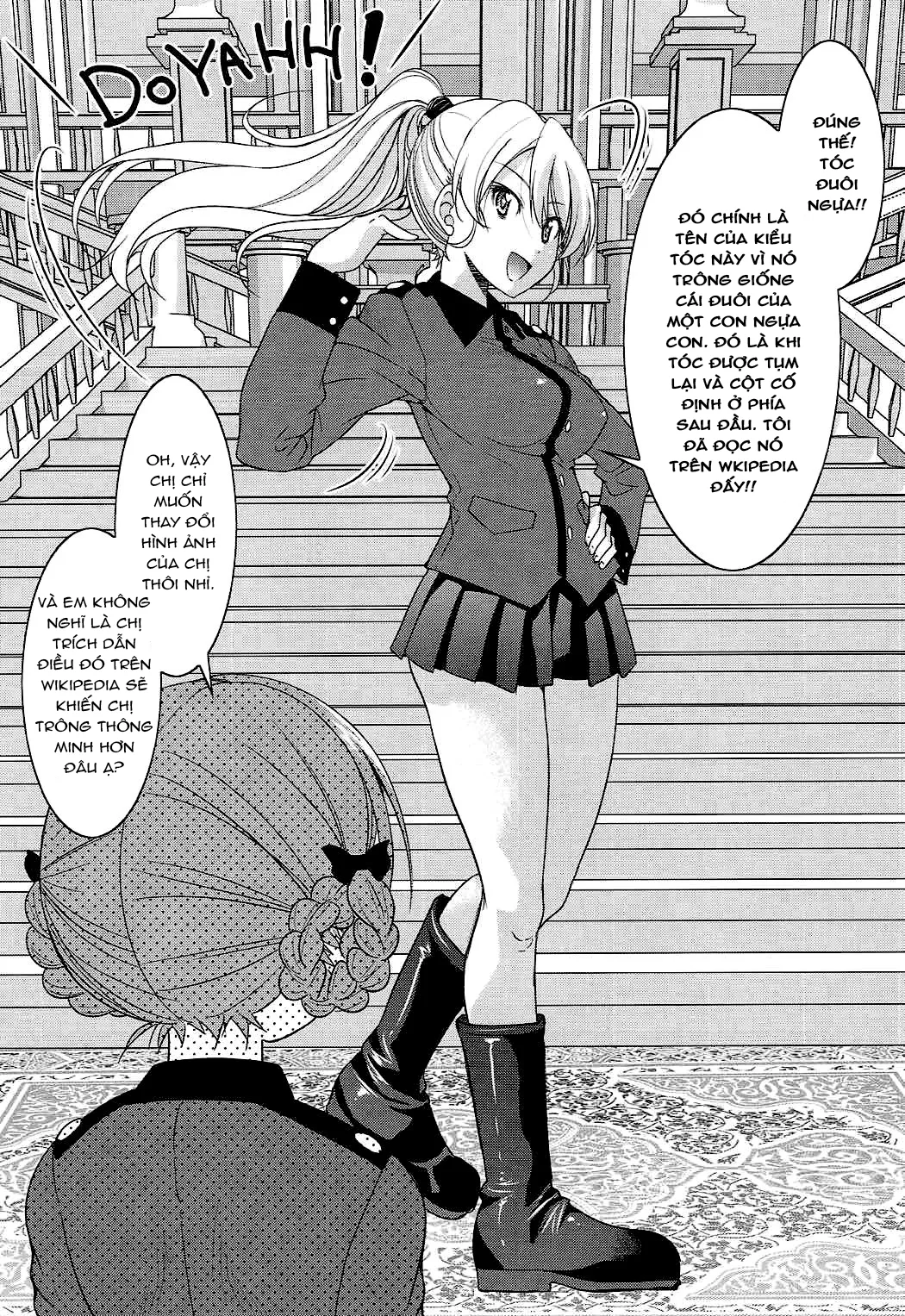 HentaiVN.net - Ảnh 5 - Darjeeling-sama no Ponytail (Girls und Panzer) [ダージリンさまのポニーテール] - Chap 1
