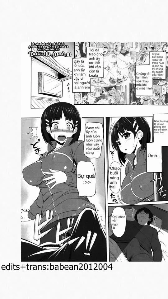 HentaiVN.net - Ảnh 3 - Sister Affection Offline (Sword Art Online) - Chap 1