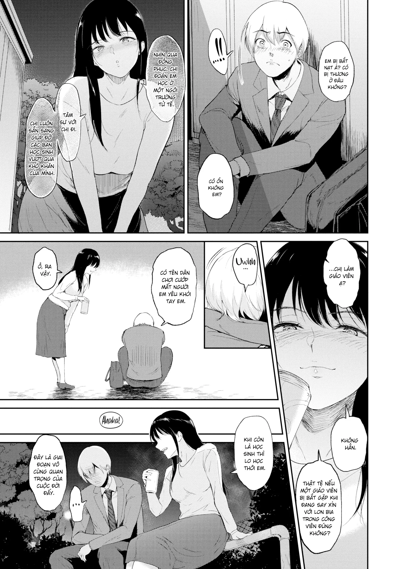 HentaiVN.net - Ảnh 3 - Tiết Học Đêm Muộn [Nighttime Lessons] - Chap 1