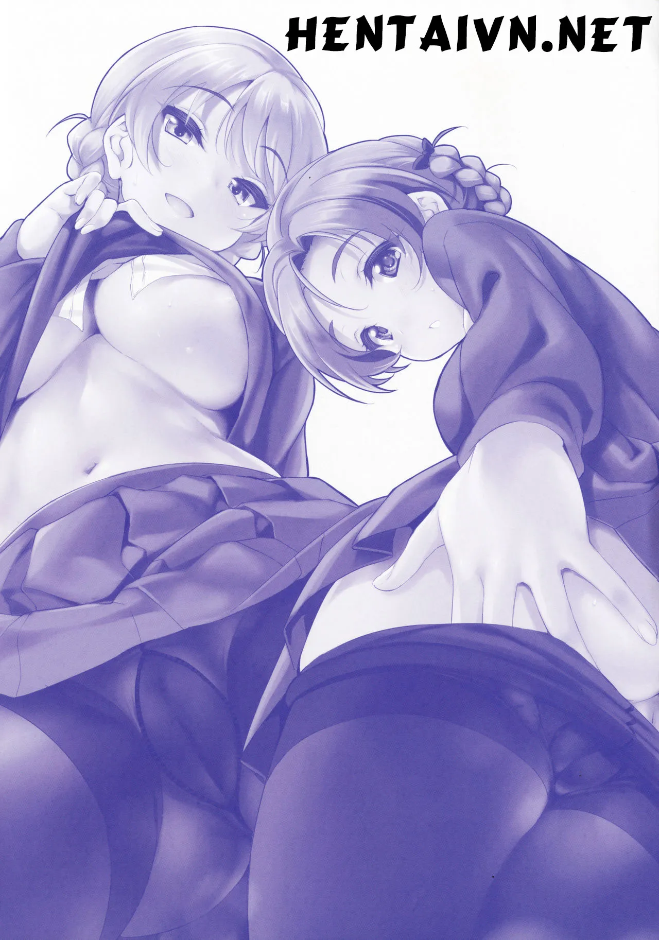 HentaiVN.net - Ảnh 3 - Lần đầu chơi Threesome~ (Girls und Panzer) [CL-orz 51] - Chap 1