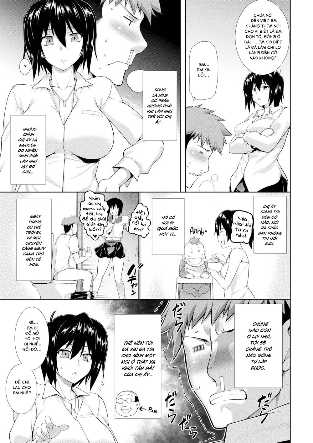 HentaiVN.net - Ảnh 3 - Làm Chị, Làm Vợ! [Addiction] - Chap 1