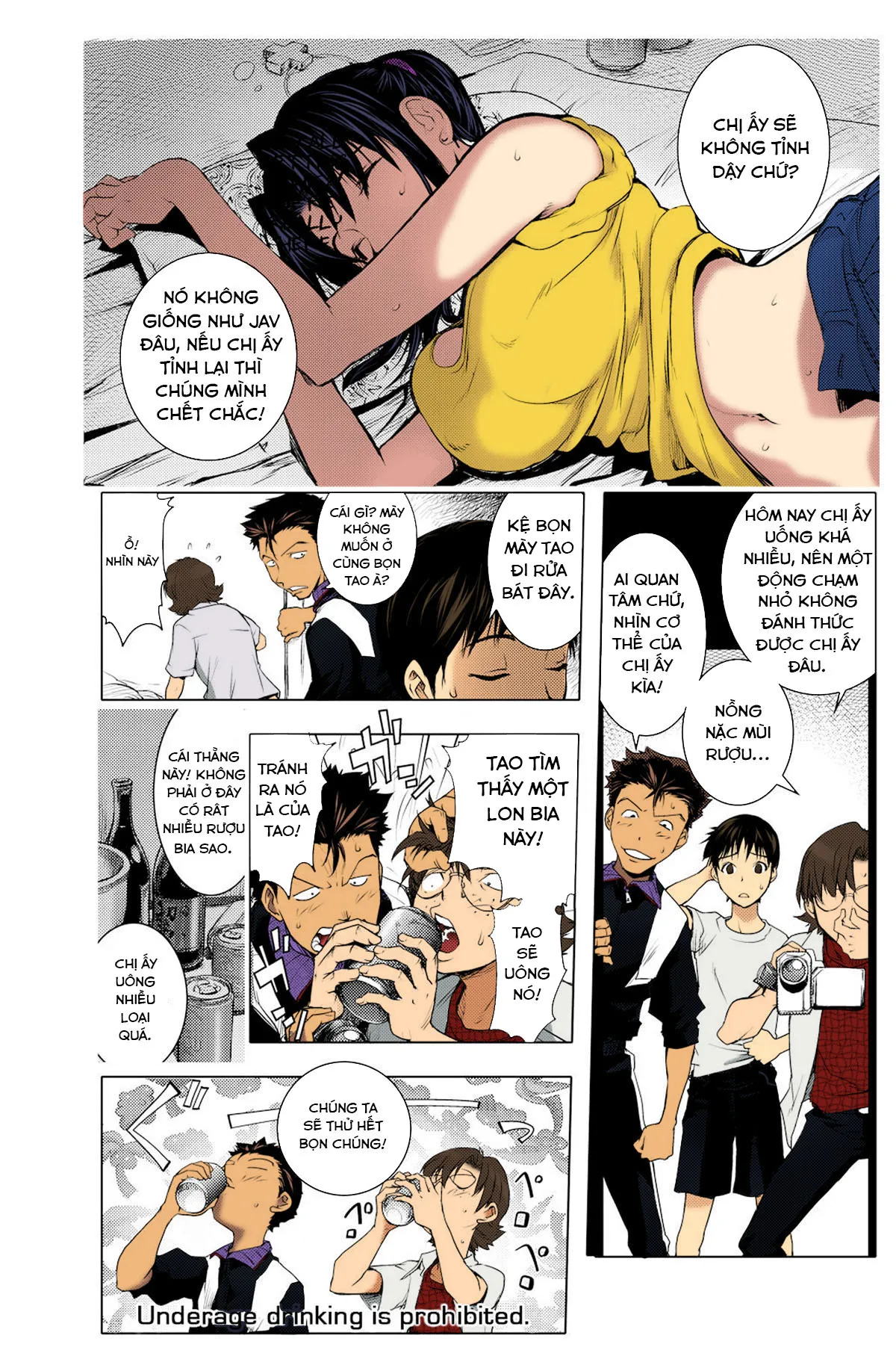 HentaiVN.net - Ảnh 4 - The Prank Night (Neon Genesis Evangelion) - Chap 1