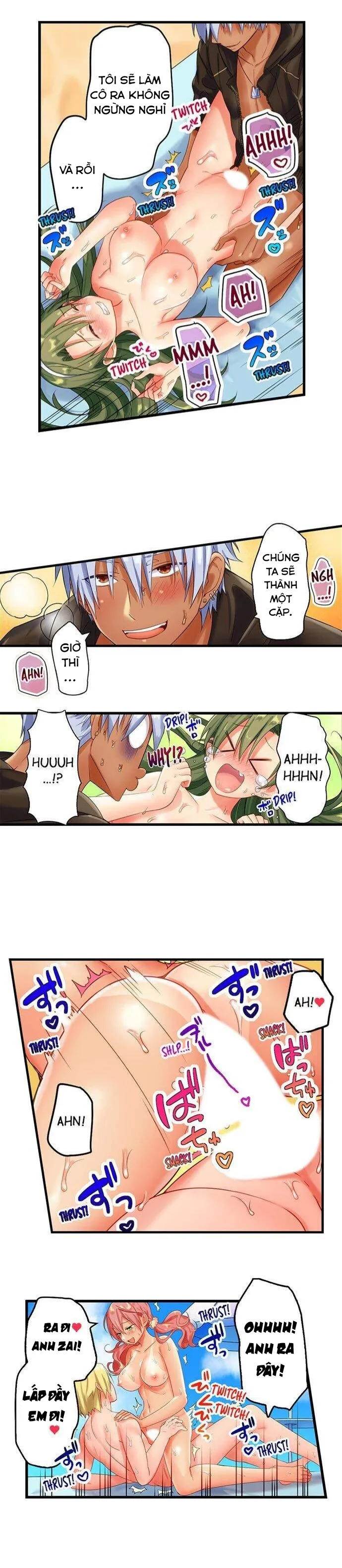 HentaiVN.net - Ảnh 9 - Cô gái trong trắng lên đỉnh tại bãi biển khoả thân! [A chaste girls climax at a nudist beach] - Chap 6