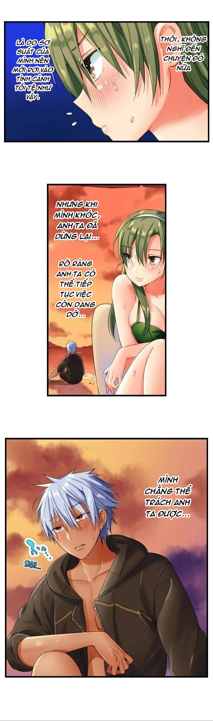 HentaiVN.net - Ảnh 13 - Cô gái trong trắng lên đỉnh tại bãi biển khoả thân! [A chaste girls climax at a nudist beach] - Chap 6