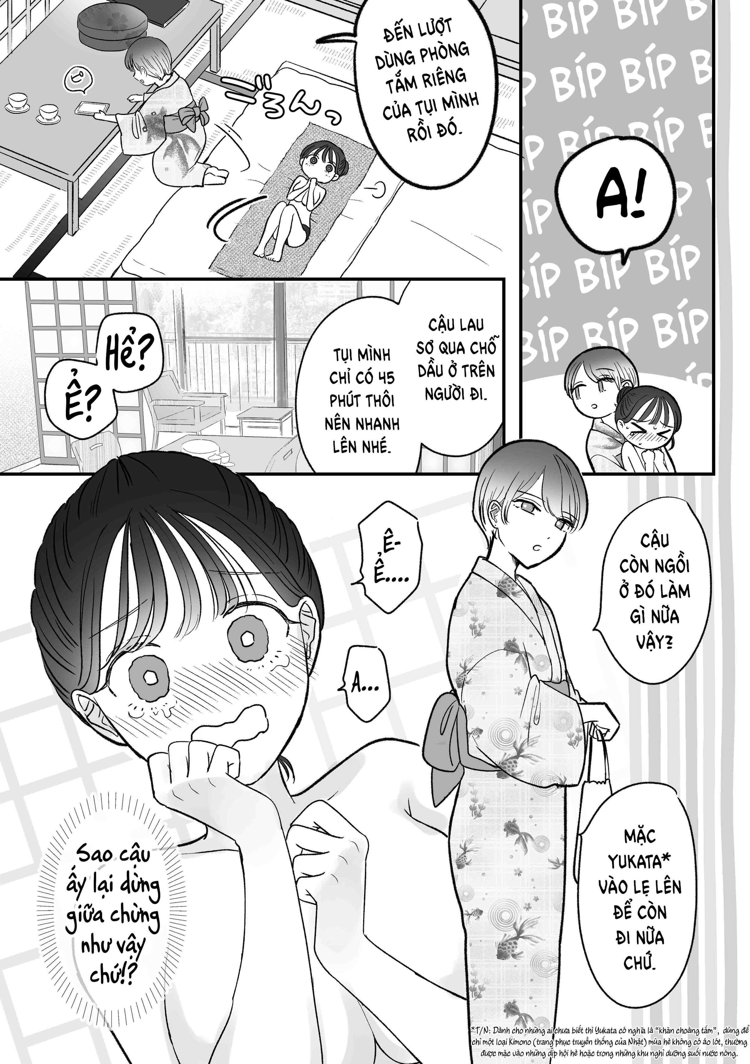 HentaiVN.net - Ảnh 18 - Kế hoạch đi du lịch suối nước nóng đến sáng...♡ Phá hủy tình bạn bằng tình dục bách hợp - Chap 1