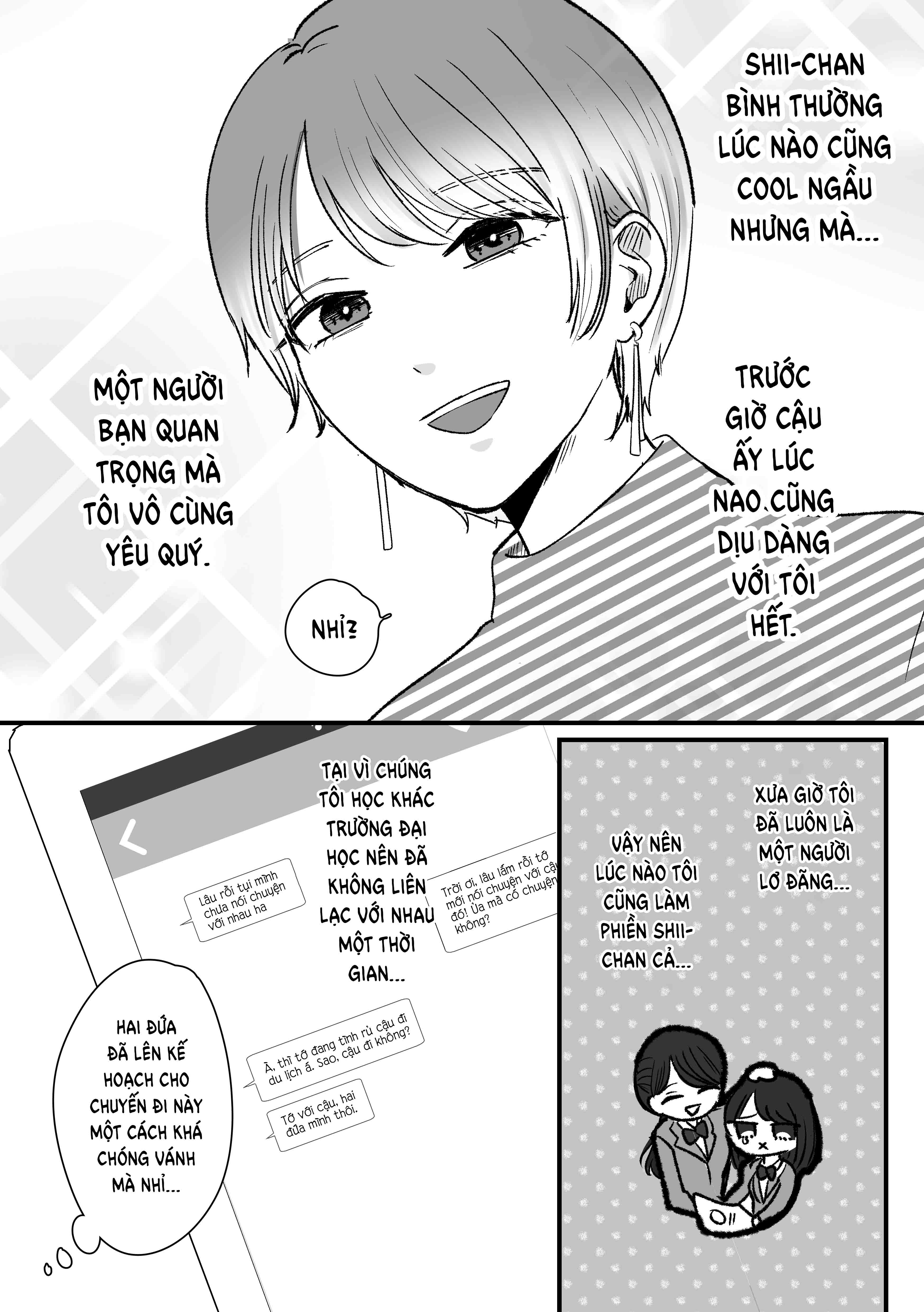 HentaiVN.net - Ảnh 5 - Kế hoạch đi du lịch suối nước nóng đến sáng...♡ Phá hủy tình bạn bằng tình dục bách hợp - Chap 1