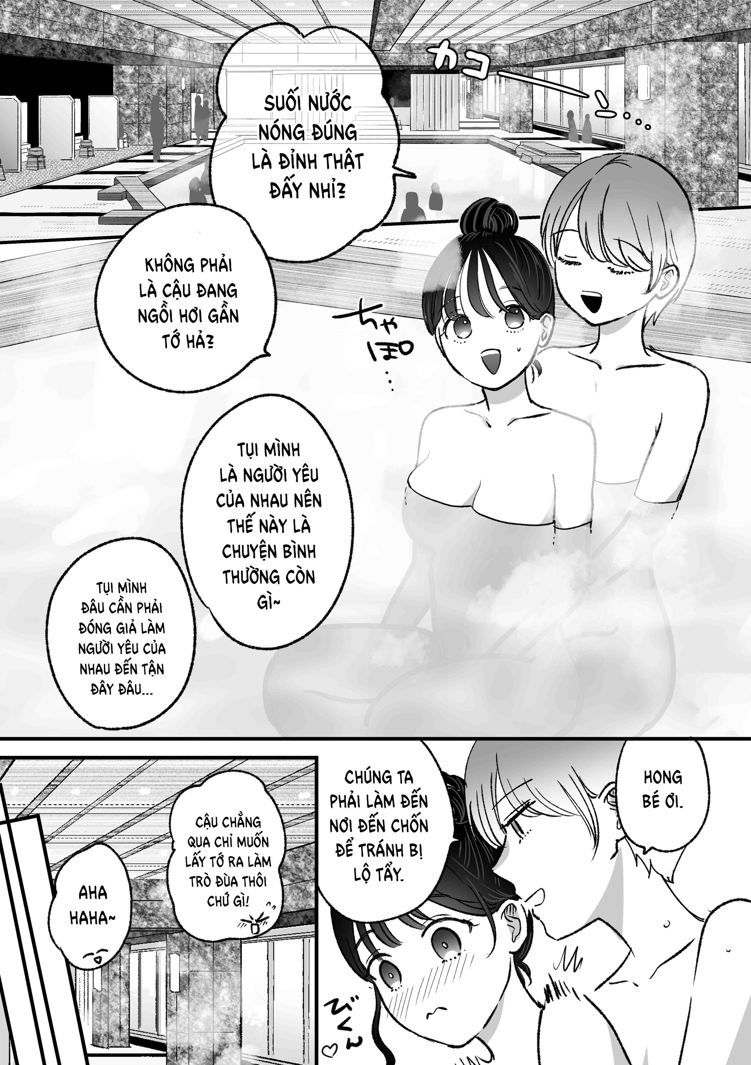 HentaiVN.net - Ảnh 6 - Kế hoạch đi du lịch suối nước nóng đến sáng...♡ Phá hủy tình bạn bằng tình dục bách hợp - Chap 1