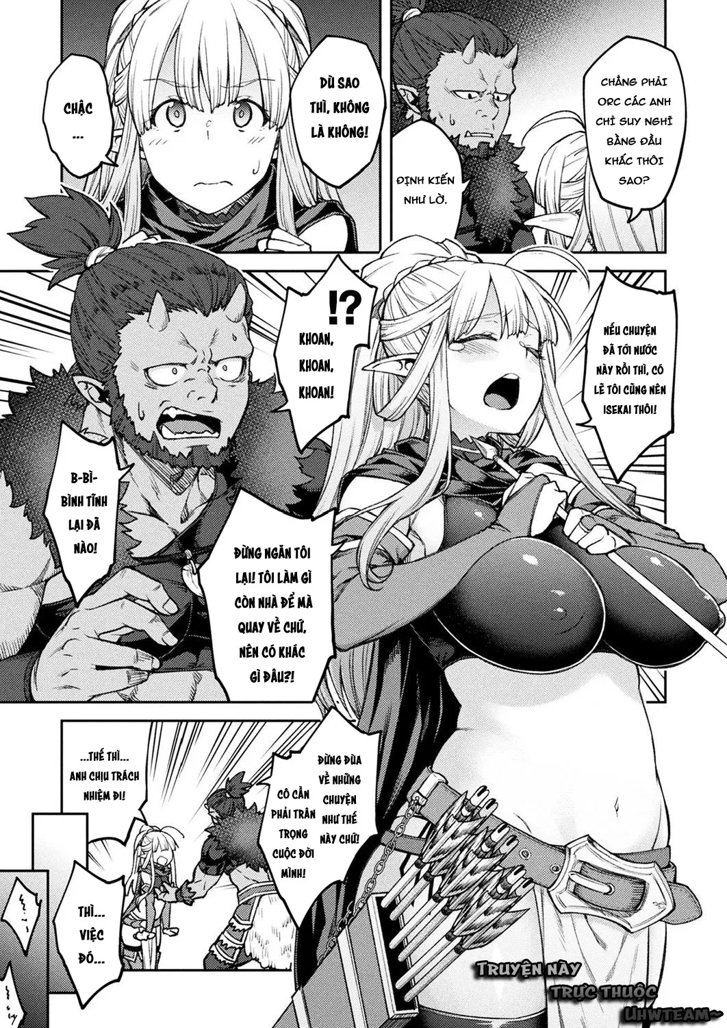 HentaiVN.net - Ảnh 6 - Himono Elf, Kozukuri o Suru - Chap 1
