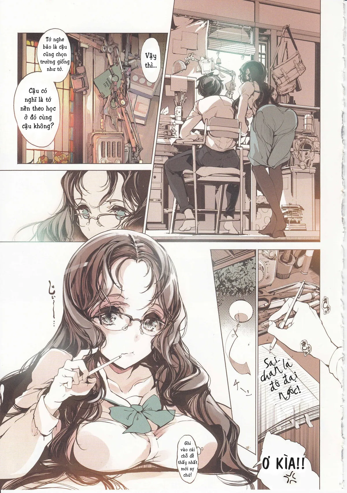 HentaiVN.net - Ảnh 12 - Vị trí quen thuộc [Shoujo Najimi] - Chap 1