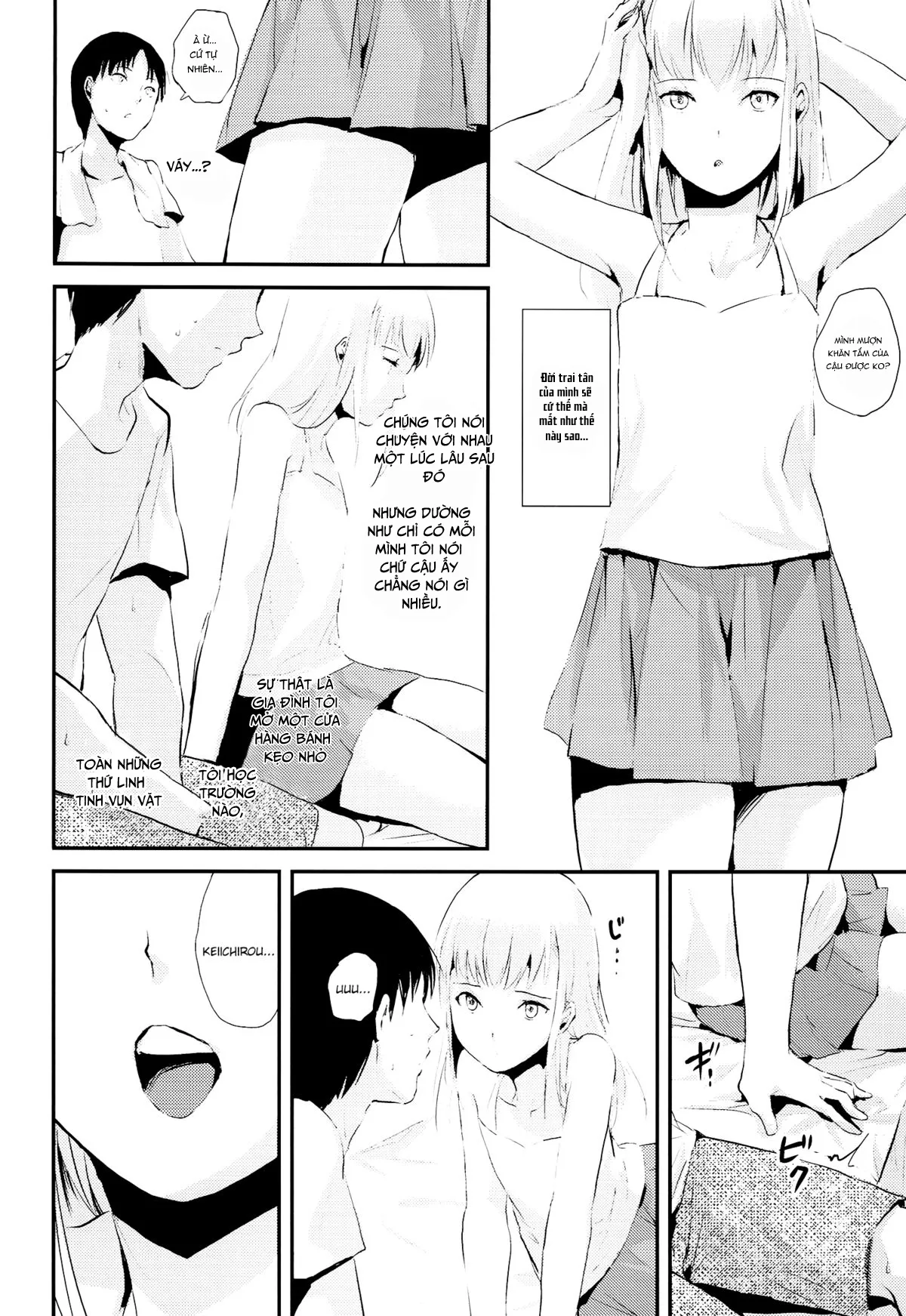 HentaiVN.net - Ảnh 8 - Natsu no Takenawa [Kì nghỉ hè cuối cùng] - Chap 1