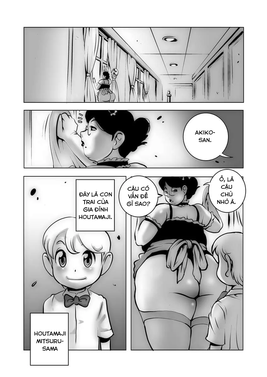 HentaiVN.net - Ảnh 4 - The Plump, Big Breasted Maid's Service [豊満爆乳メイドさんのご奉仕] - Chap 1