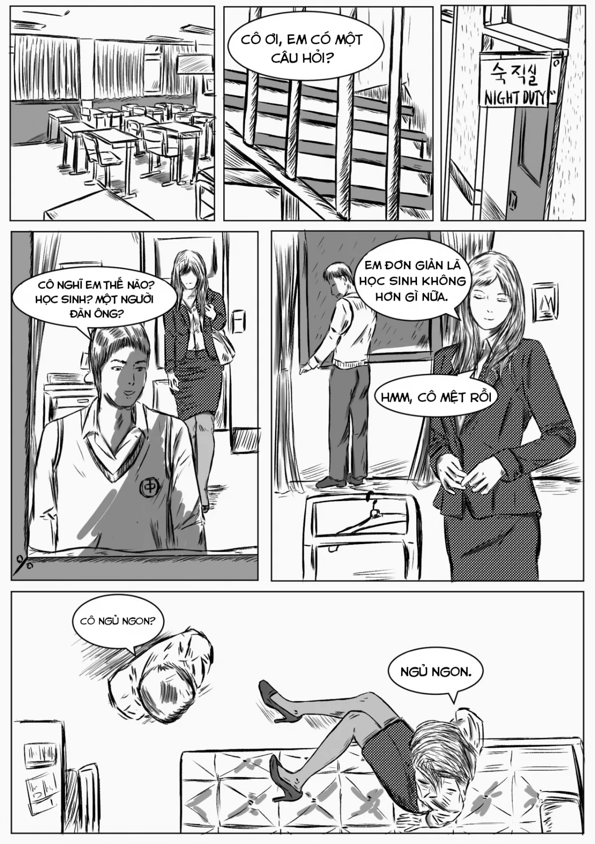 HentaiVN.net - Ảnh 5 - Cô giáo là của riêng tôi [C. Teacher Is My OWN SLAVE!] - Chap 1