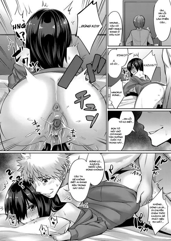 HentaiVN.net - Ảnh 15 - Horoyoi 3P Sex Lesson - Chap 1