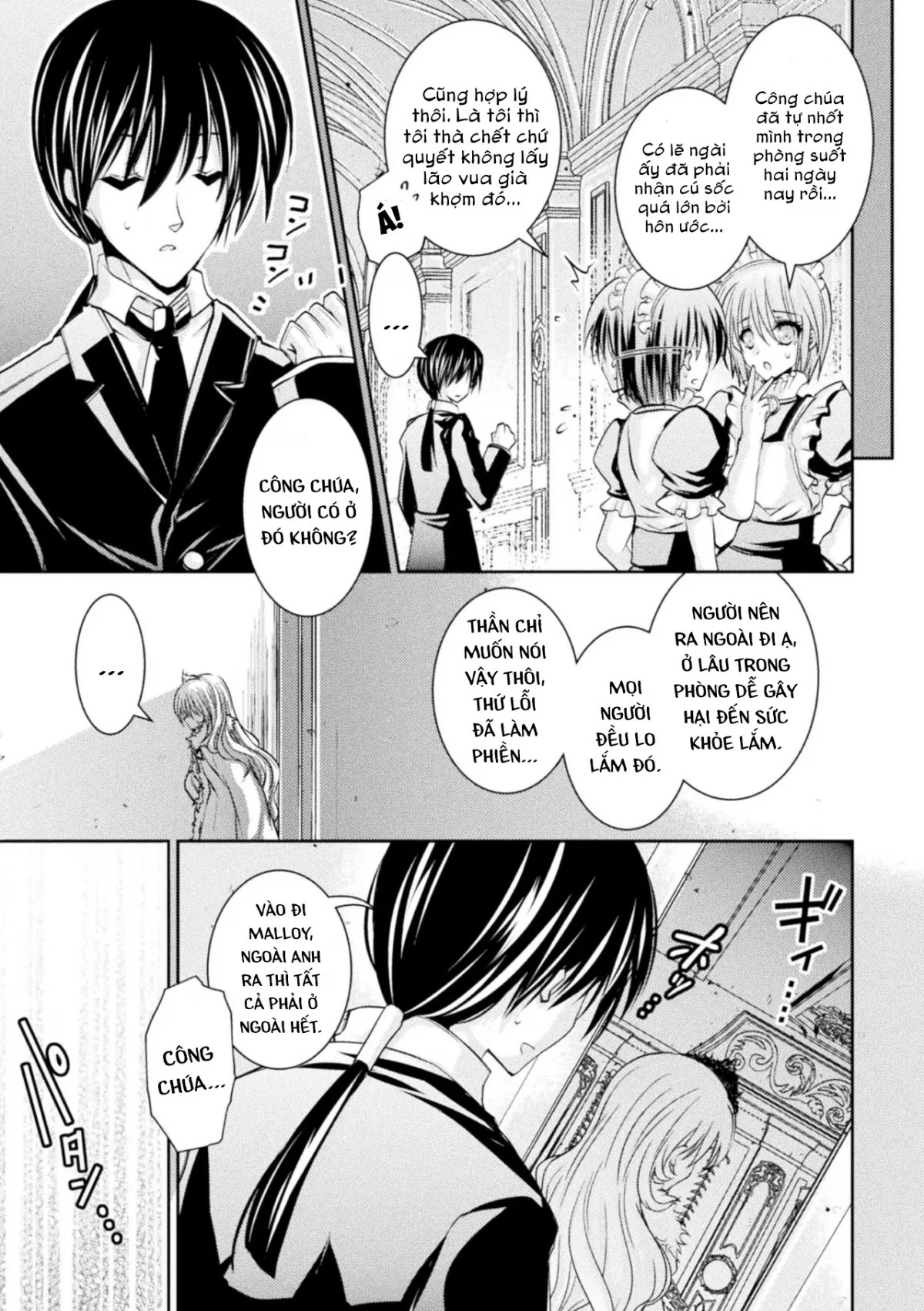 HentaiVN.net - Ảnh 3 - Sự Hoang Tưởng Của Công Chúa [Princess Paranoia, 公主是个偏执狂] - Chap 1
