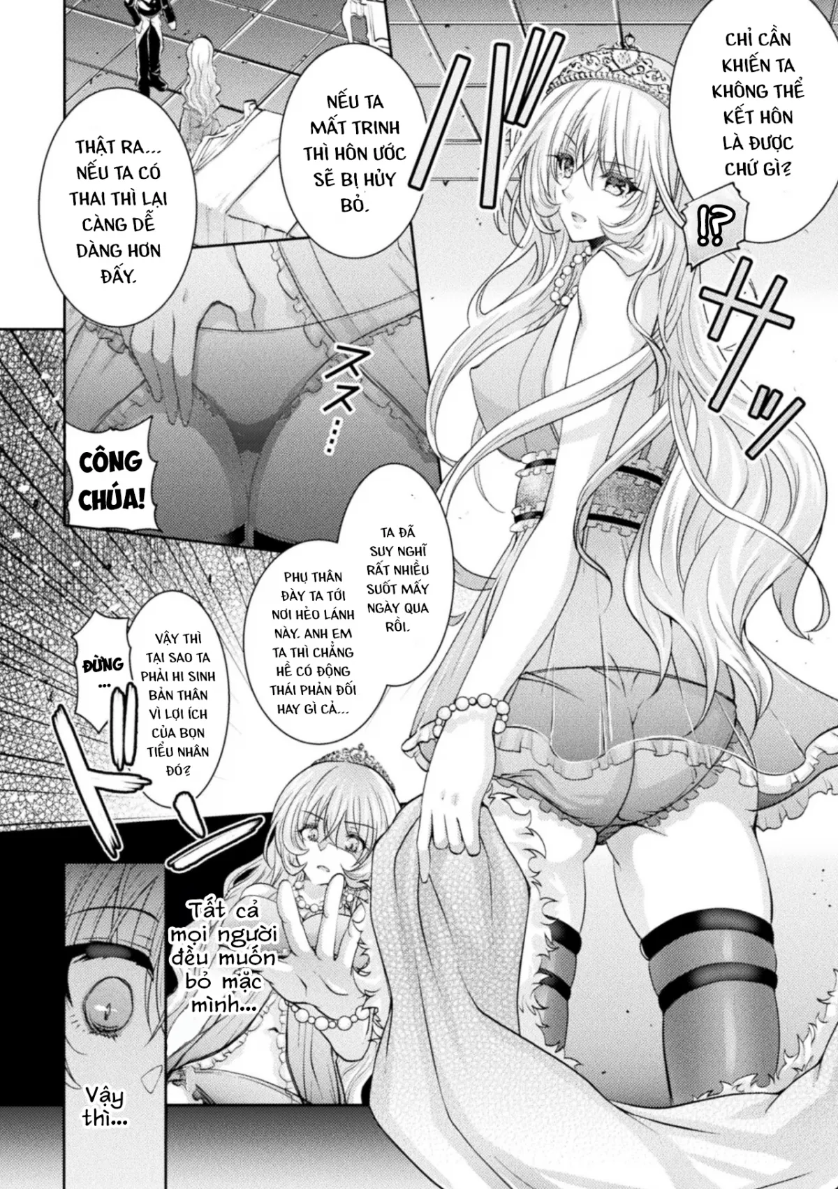 HentaiVN.net - Ảnh 6 - Sự Hoang Tưởng Của Công Chúa [Princess Paranoia, 公主是个偏执狂] - Chap 1