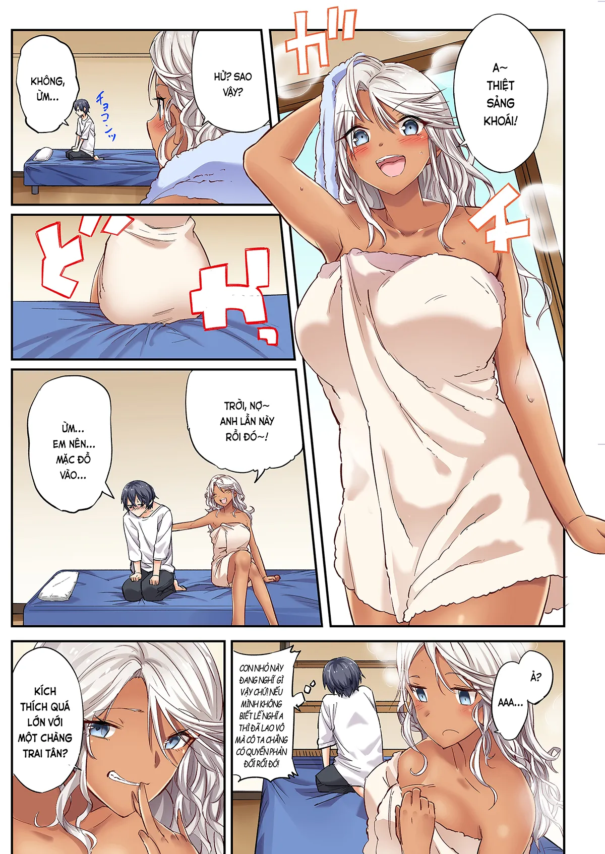 HentaiVN.net - Ảnh 5 - Gái lai Tây nhà bên mê trai thiệt nhưng lại tốt không ngờ (nguyên tác) [Tonari no Gyaru wa Mita mama Sukebe de Igai to Yasashii; 隣のギャルは見たままスケベで意外と優しい] - Chap 1