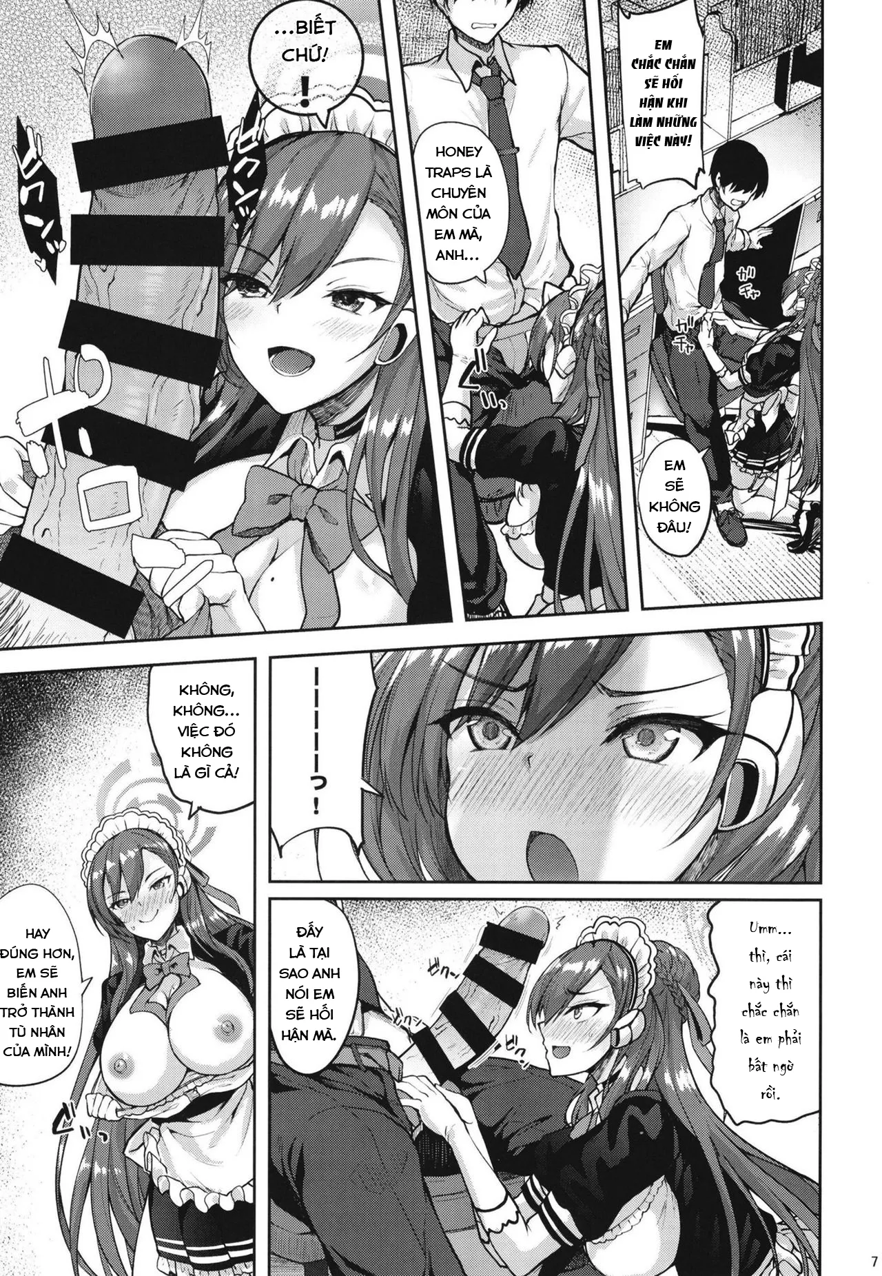 HentaiVN.net - Ảnh 6 - Goshujin-sama to Issho (Blue Archive) [ご主人様といっしょ♡ (ブルーアーカイブ) ; Together With My Master (Blue Archive)] - Chap 1