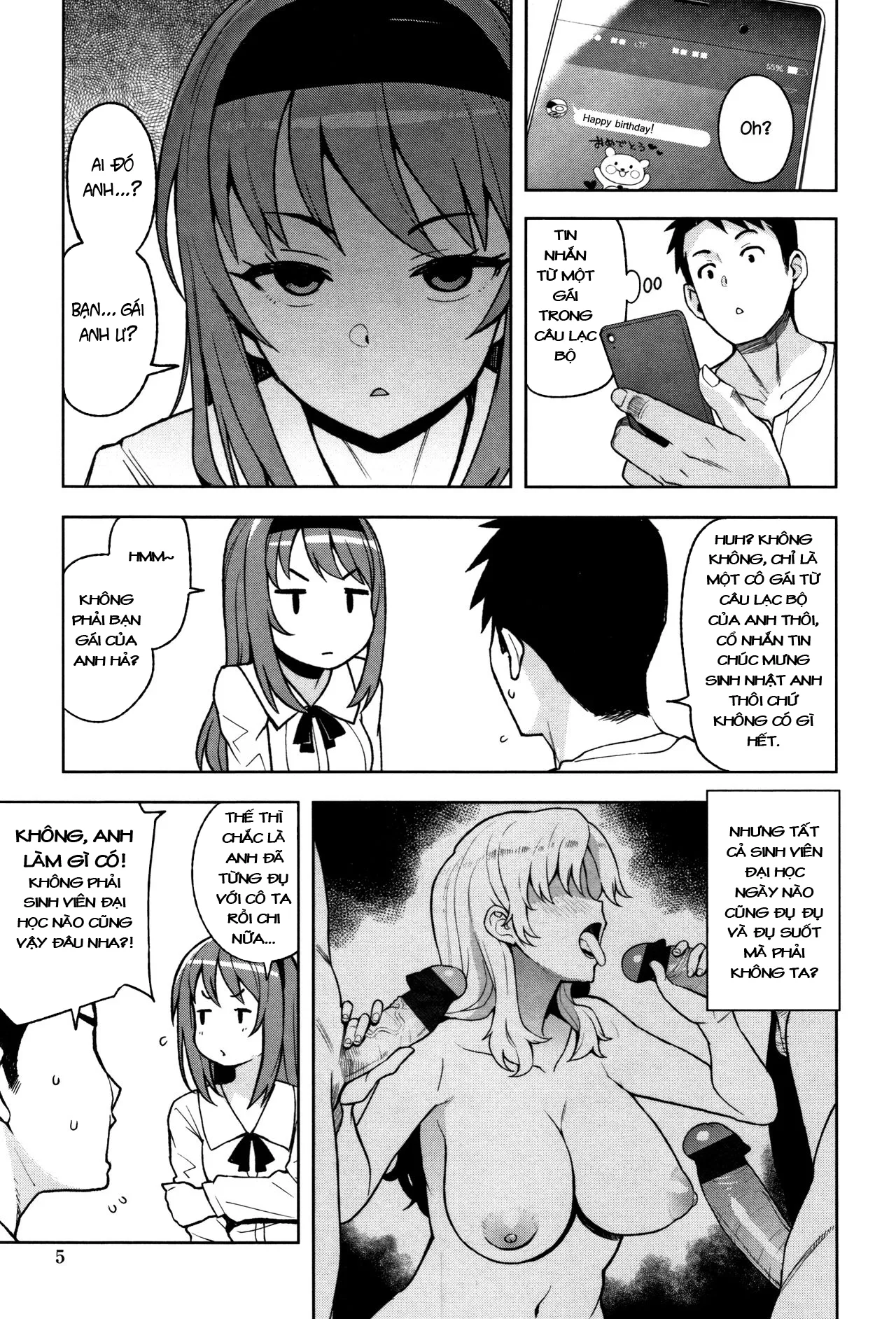 HentaiVN.net - Ảnh 5 - Món quà sinh nhật ý nghĩa [Caramel Hame-Art, Caramel Hame-Art Genteiban] - Chap 1