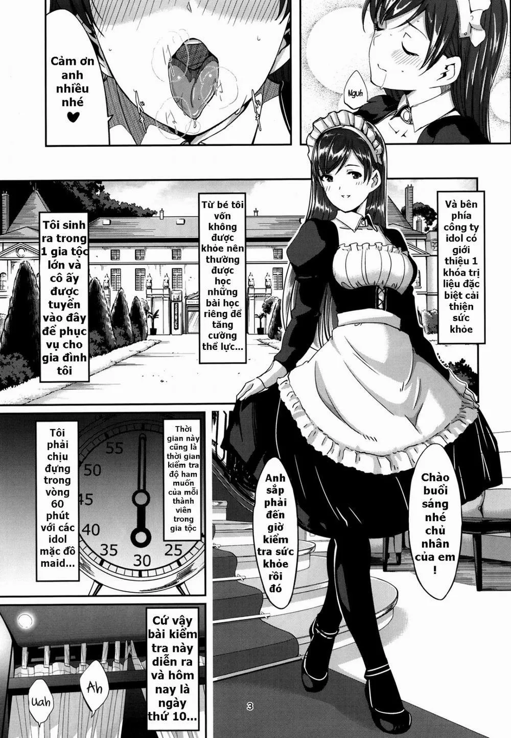 HentaiVN.net - Ảnh 4 - Maid Minami no Gohoushi Full Course (The Idolmaster) - Chap 1