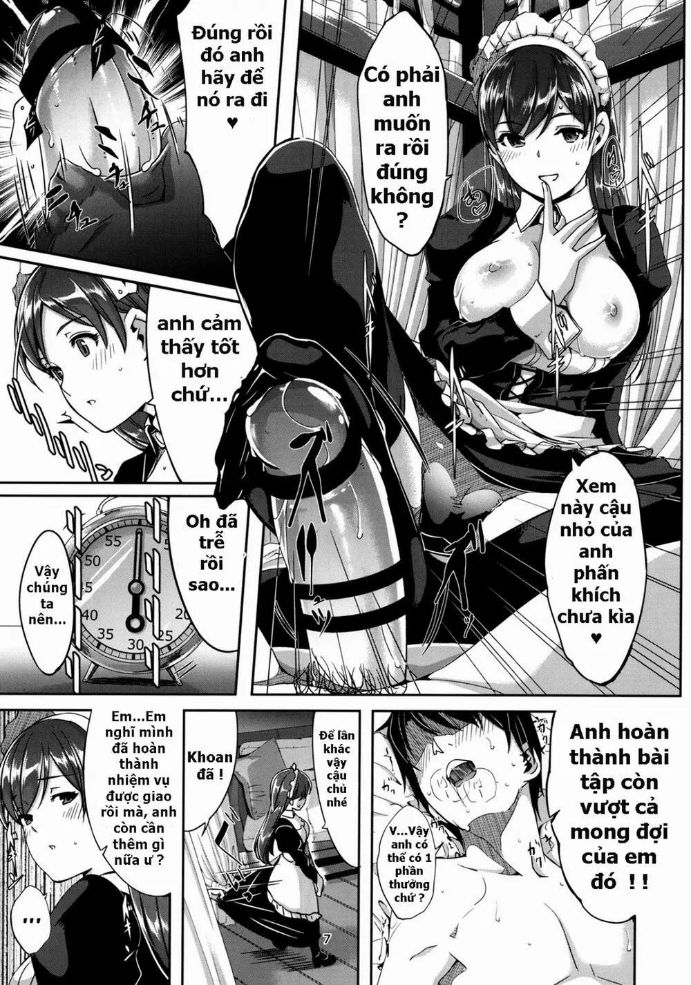 HentaiVN.net - Ảnh 8 - Maid Minami no Gohoushi Full Course (The Idolmaster) - Chap 1